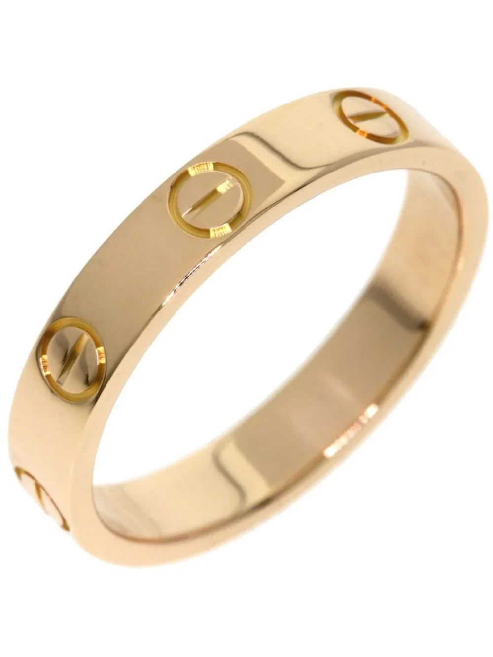 Cartier Mini Love Ring 52 18k Pink Gold